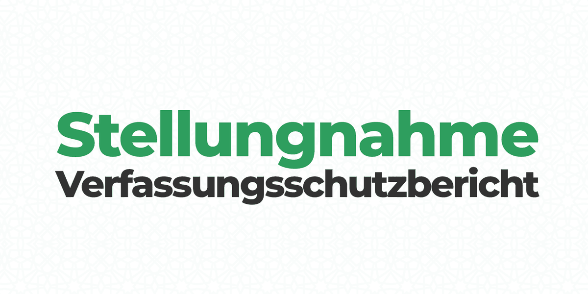 Stellungnahme Verfassungsschutzbericht